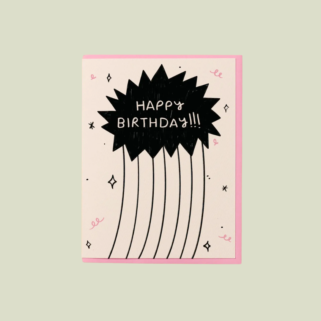 Blast Off Birthday Card