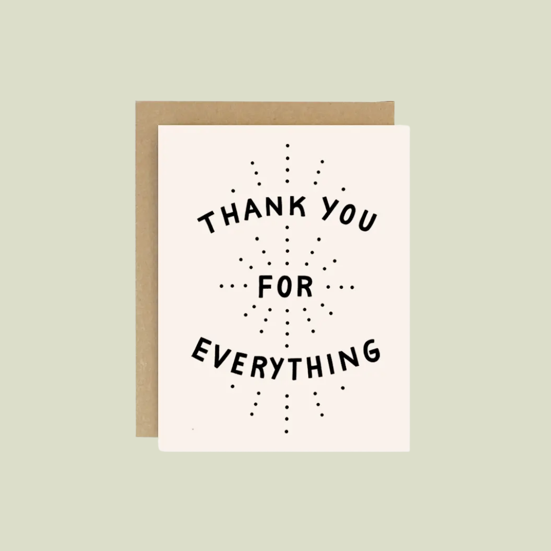 Thank You For Everything Card