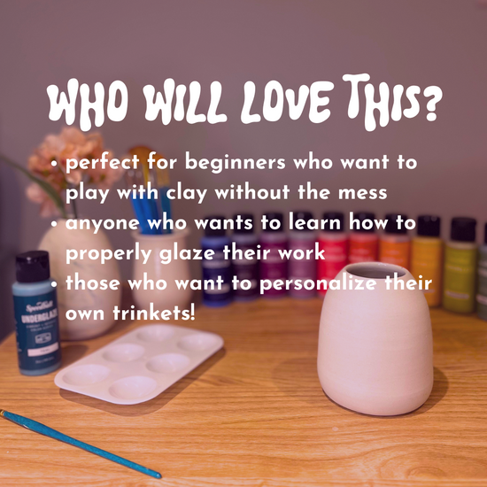 Paint Your Own Bud Vase // Sat March 22nd 4-6 pm