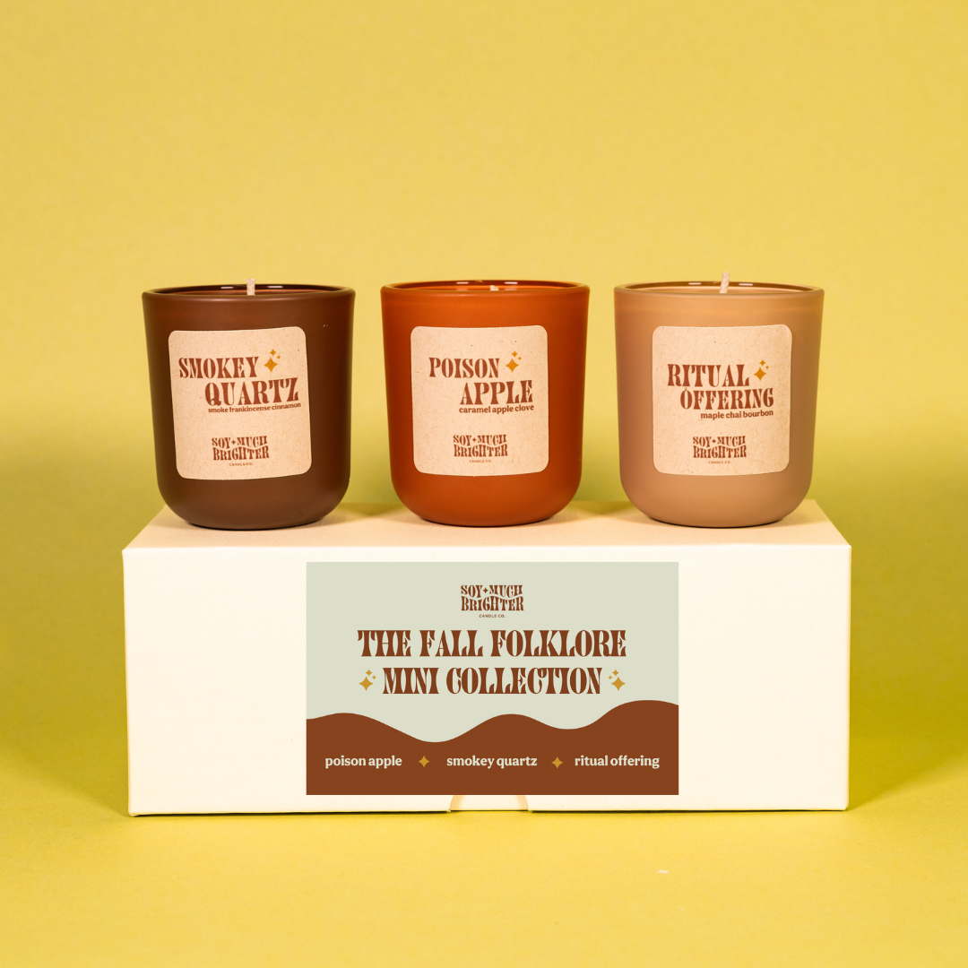 Fall Folklore Mini Aura Collection Bundle // All 3 small candles // 2.5oz.