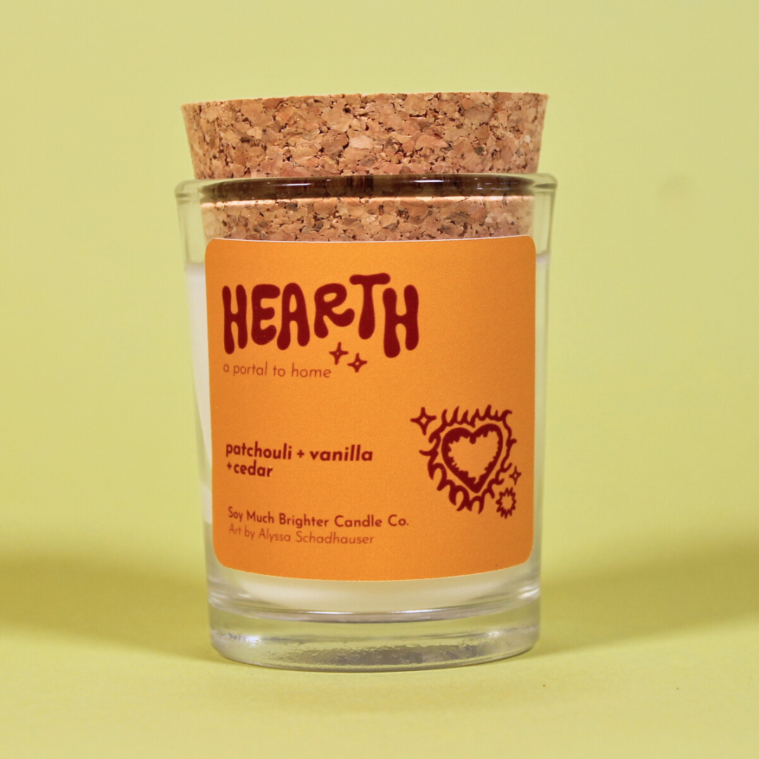 Hearth: a portal to home // The Portal Collection // 2oz votive