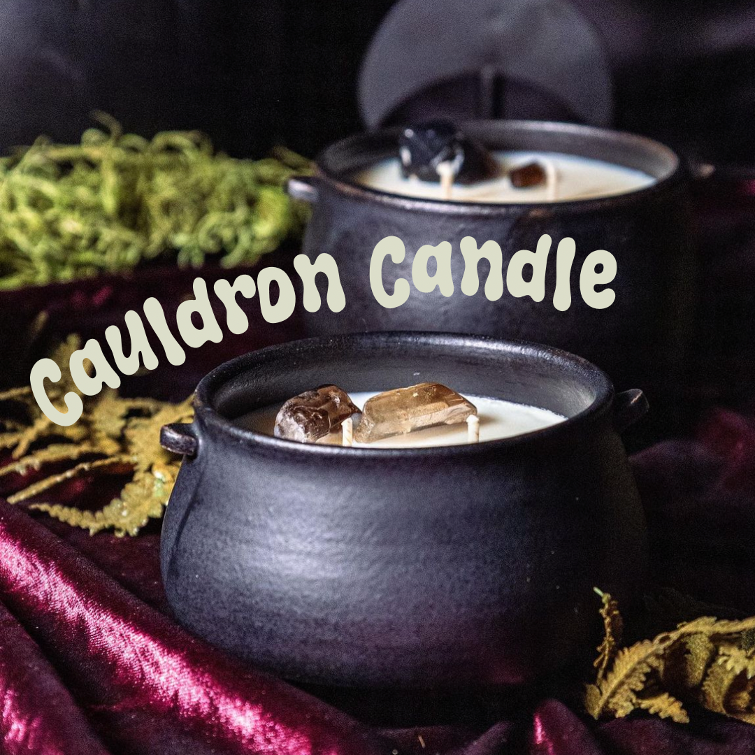 Cauldron Candle // Lavender & Mud version