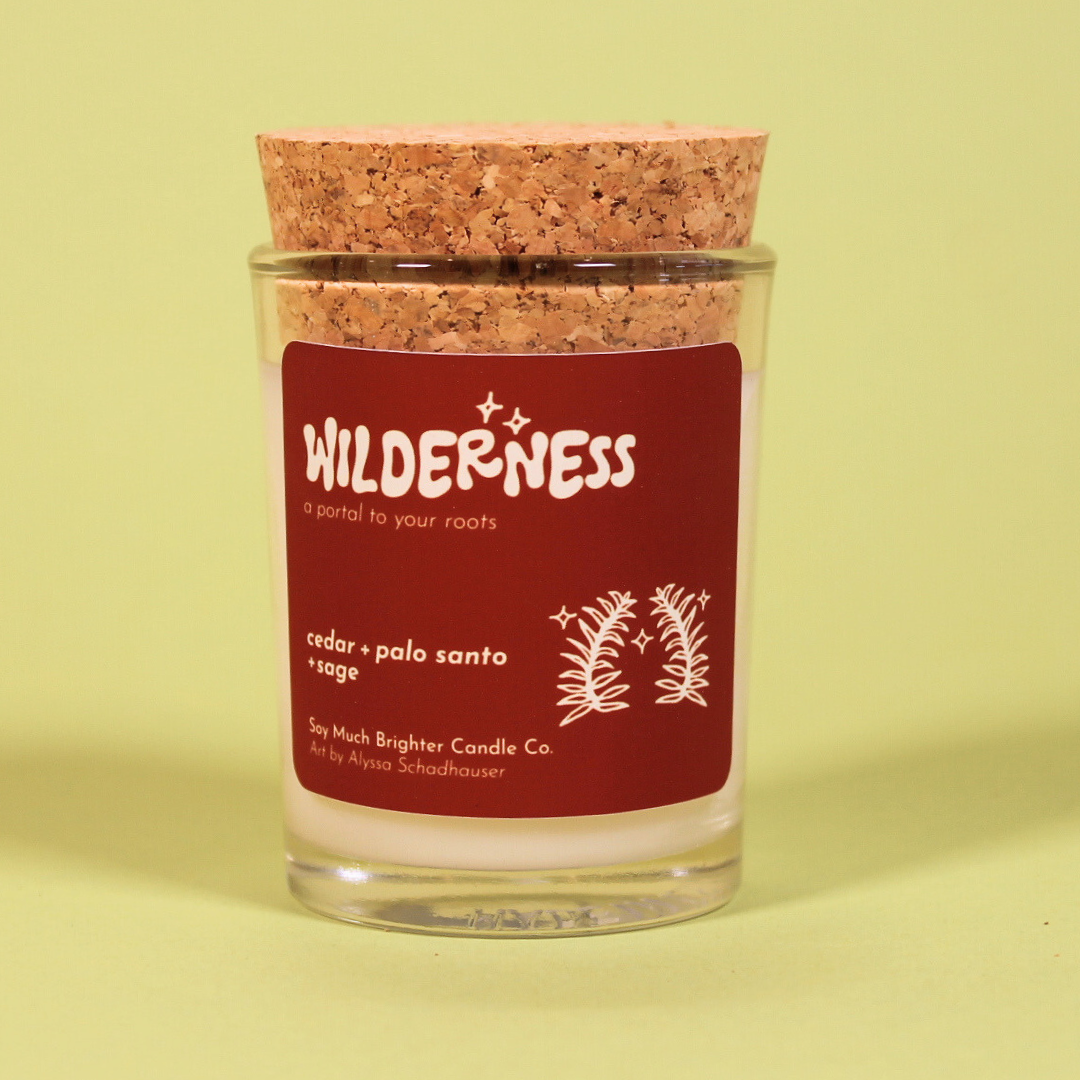 Wilderness: a portal to your roots // The Portal Collection // 2oz votive
