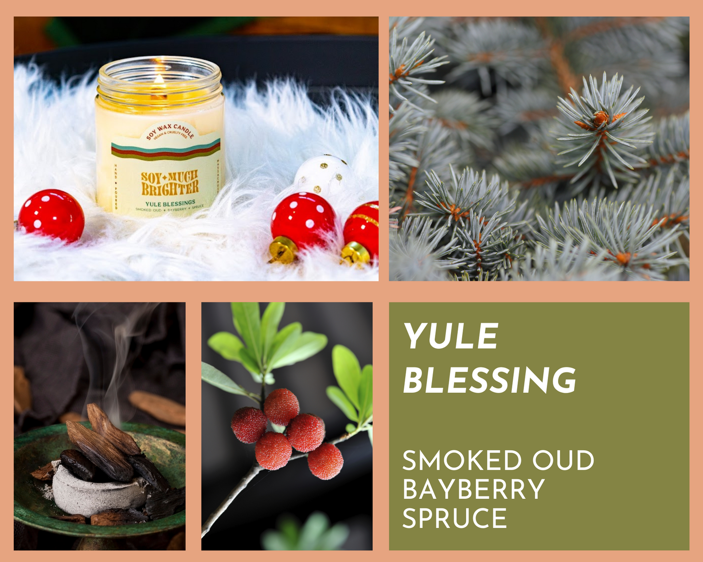 Organic Yule Tree Holiday Diffuser Oil